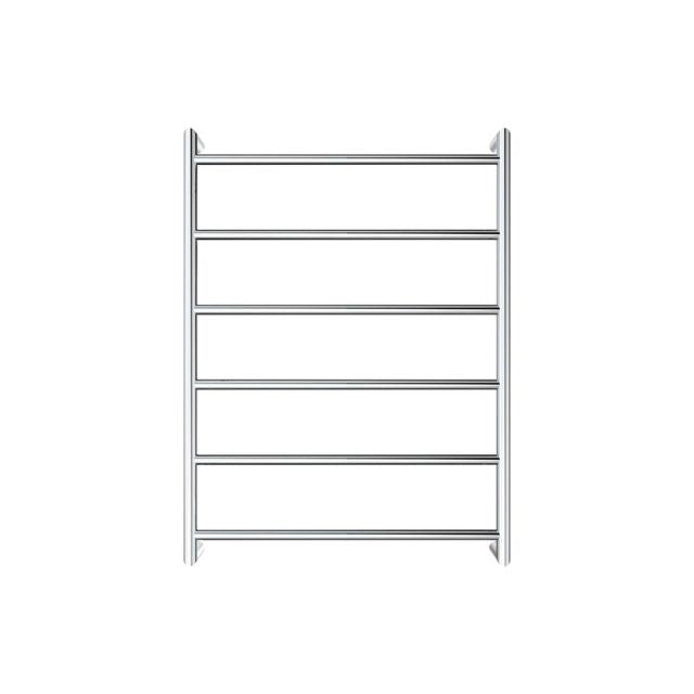Fienza Kaya Round Heated Towel Rail 600X800X100mm 6 Bars Chrome