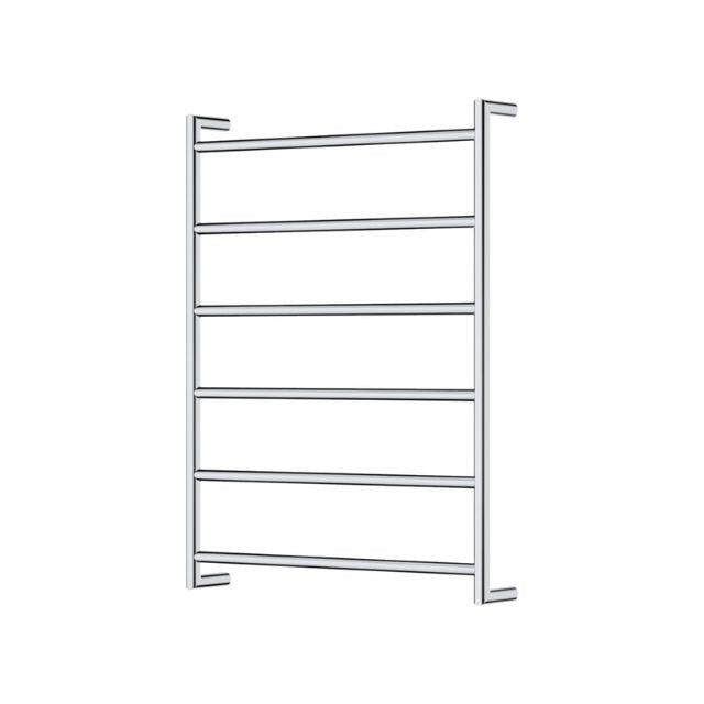 Fienza Kaya Round Heated Towel Rail 600X800X100mm 6 Bars Chrome