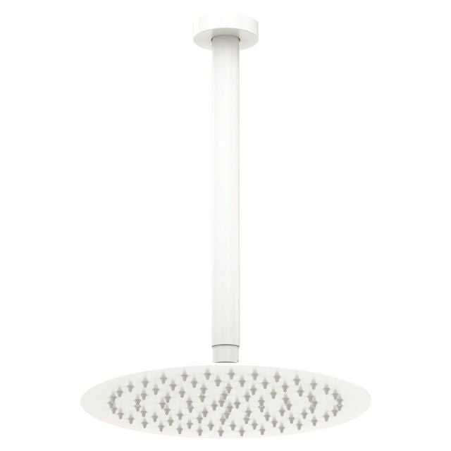 Fienza Kaya Shower Ceiling Dropper Set Matte White