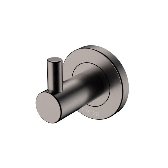 Fienza Kaya Single Robe Hook Gun Metal