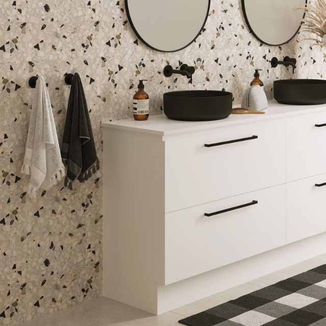 Fienza Kaya Single Robe Hook Matte Black