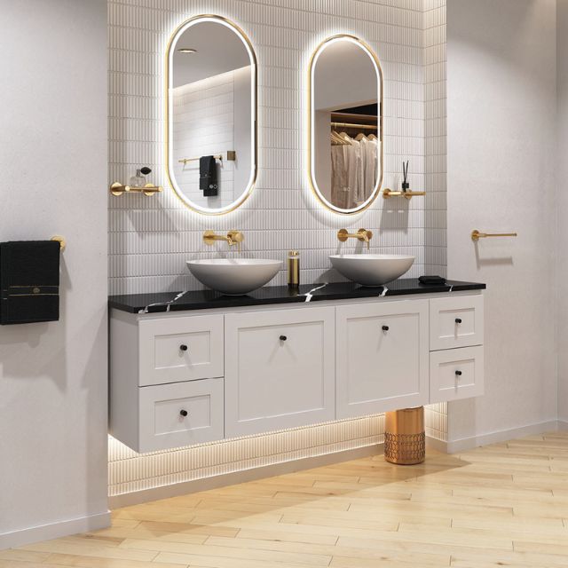 Fienza Kaya Soap Shelf Urban Brass