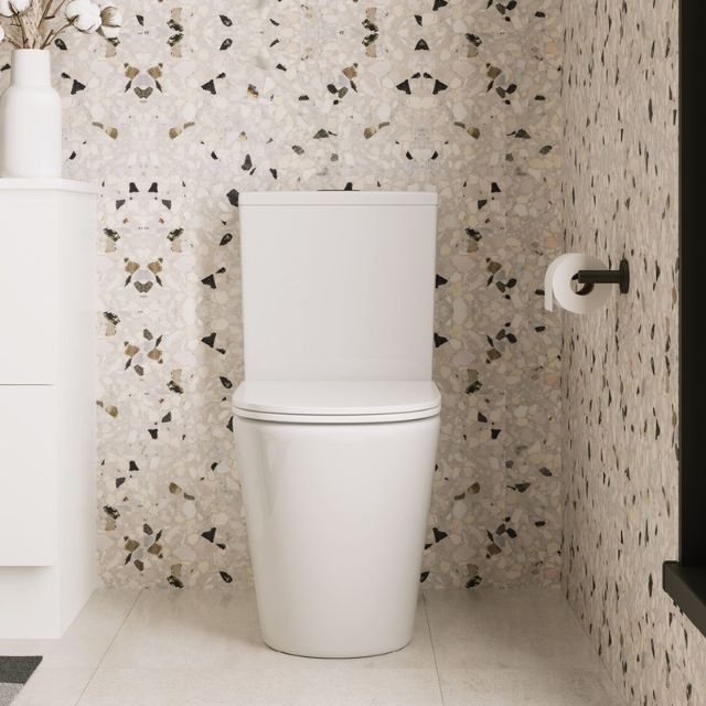 Fienza Kaya Toilet Roll Holder Matte Black