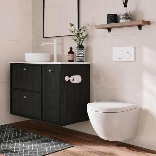 Fienza Kaya Toilet Roll Holder Matte White