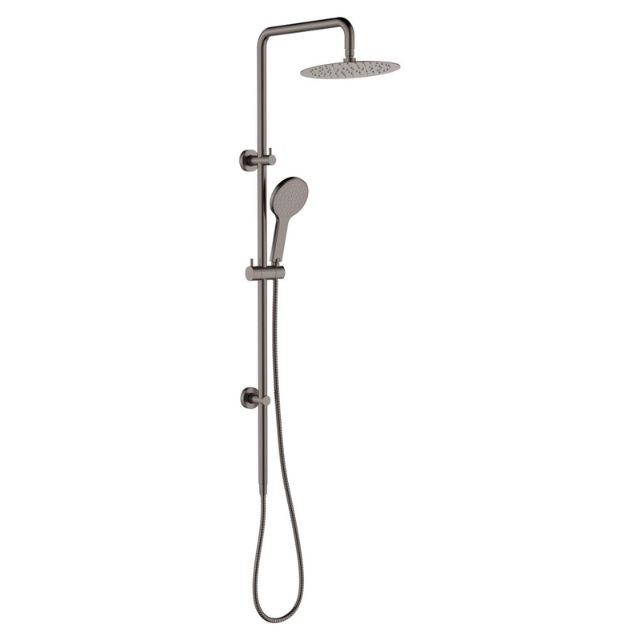 Fienza Kaya Twin Rail Shower Gun Metal