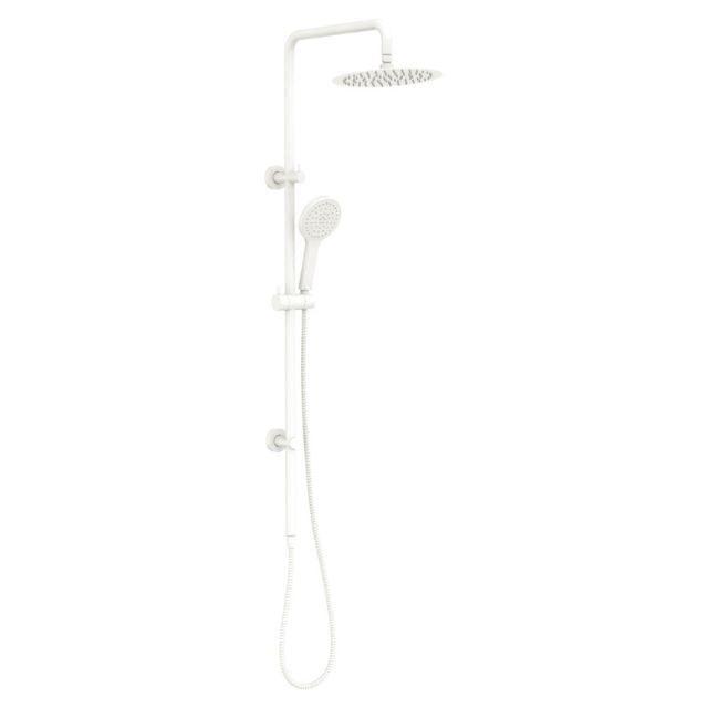Fienza Kaya Twin Rail Shower Matte White