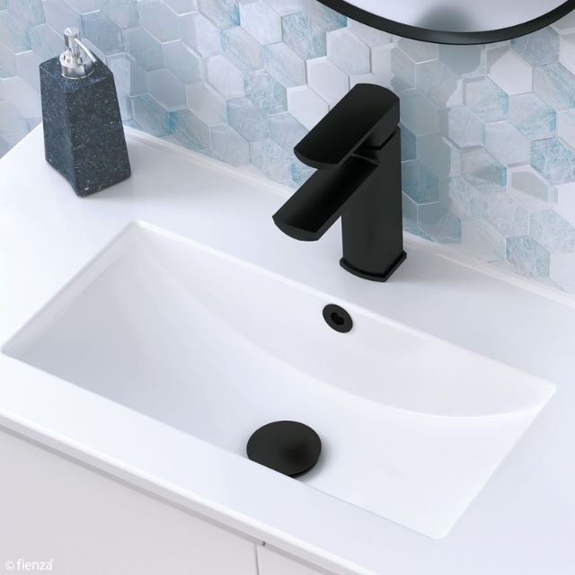 Fienza Universal Pop-Up/Pull-Out Basin Waste Matte Black