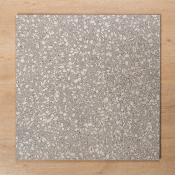 Island Terrazzo Grey Matt P4 Porcelain Tile 300x600mm