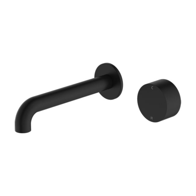 Nero Kara Progressive Wall Basin/Bath Set 160mm Matte Black