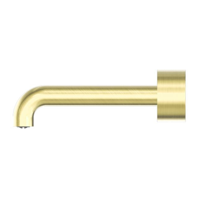 Nero Kara Progressive Wall Basin/Bath Set 185mm Brushed Gold