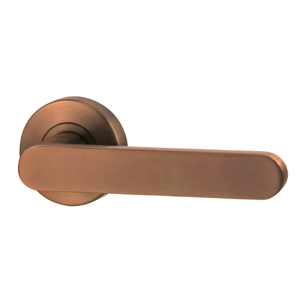 Lockwood Vivid V3 Dummy Lever Handle Round Rose Bronze | The Blue Space
