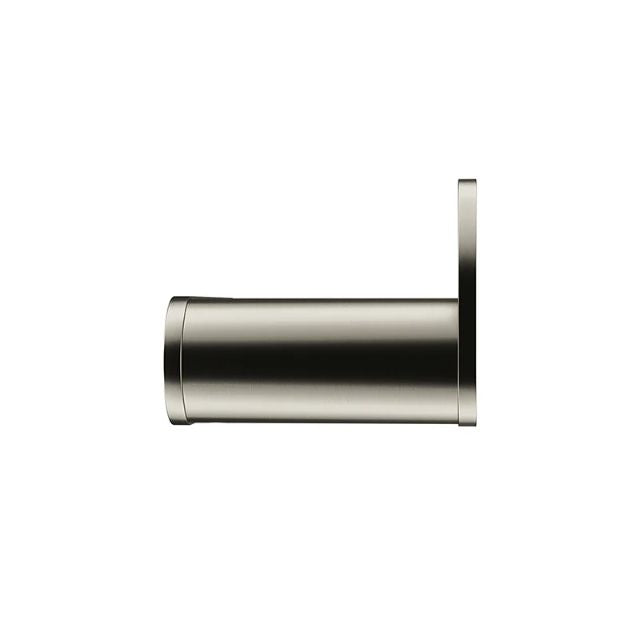 Meir Curvaé Double Robe Hook Brushed Nickel