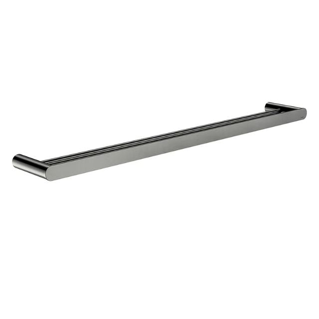 Meir Curvaé Double Towel Rail 800mm Shadow