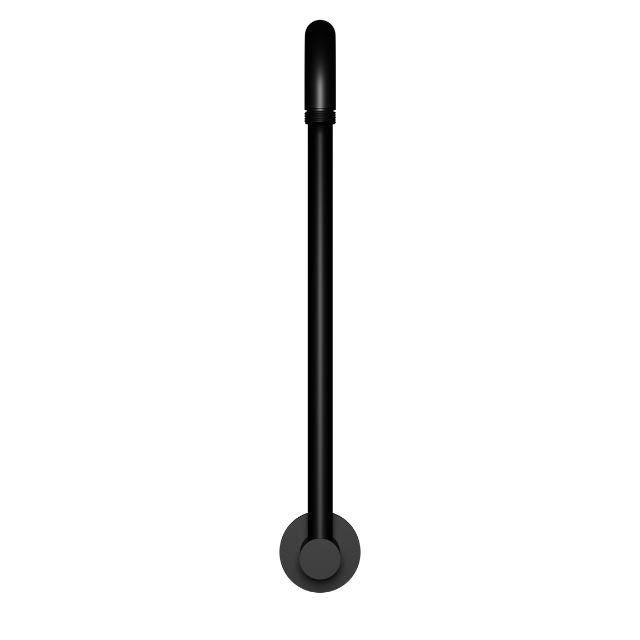 Meir High Rise Shower Arm - Matte Black