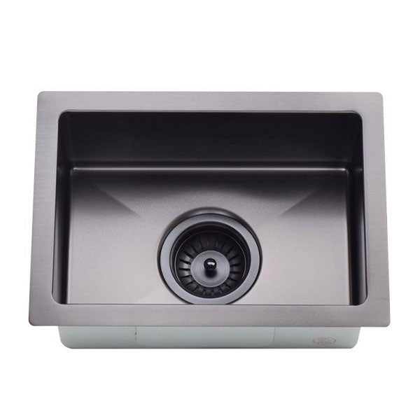 Meir Kitchen Mini Sink Single Bowl 272mm x 382mm - Brushed Gunmetal