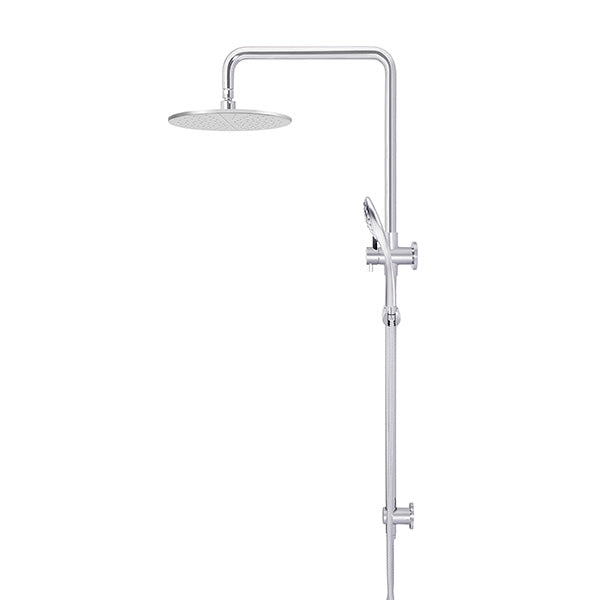 Meir Round Combination Shower Rail 300mm, 3 Function Hand Shower Chrome