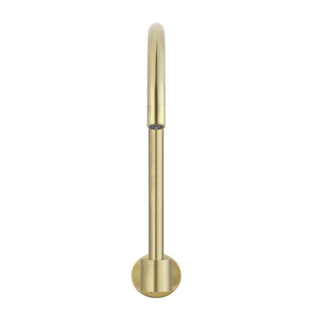 Meir Round High-Rise Swivel Wall Spout Tiger Bronze
