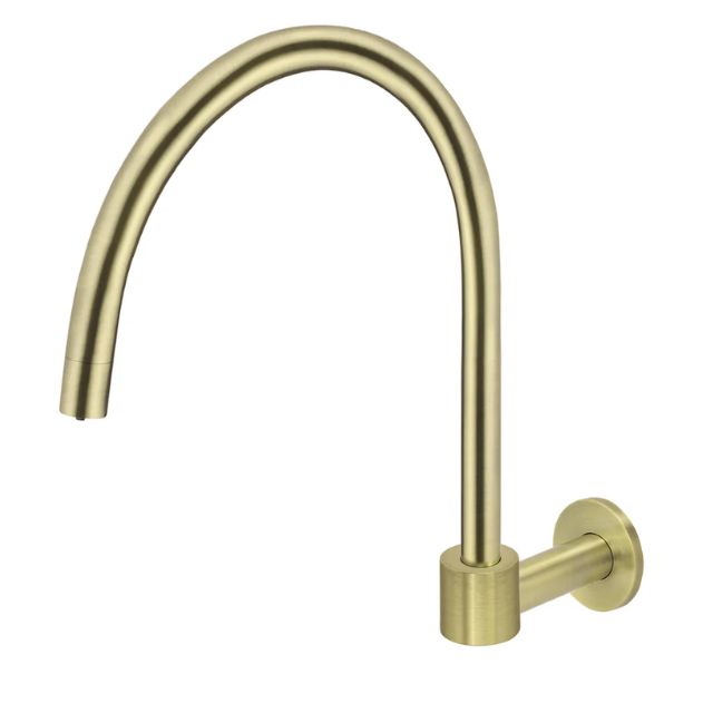 Meir Round High-Rise Swivel Wall Spout Tiger Bronze