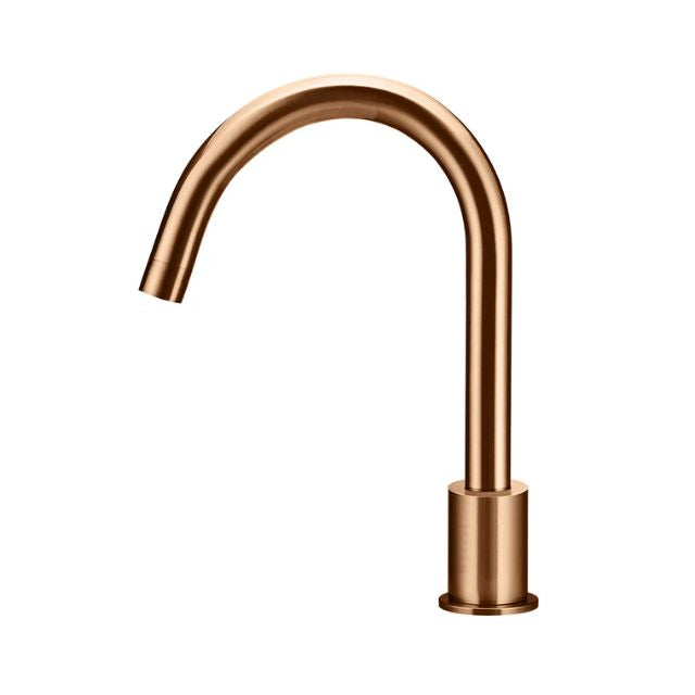 Meir Round Hob Mounted Swivel Spout Lustre Bronze