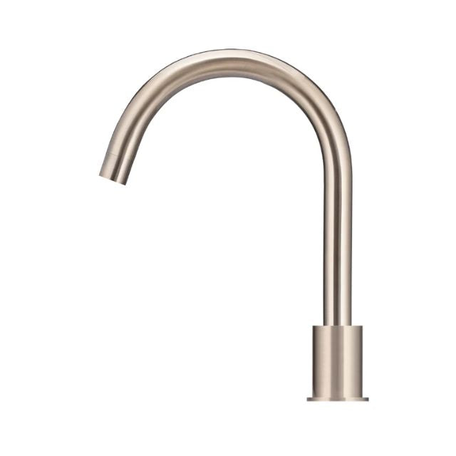 Meir Round Hob Mounted Swivel Spout Champagne