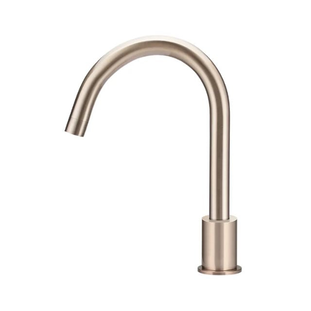 Meir Round Hob Mounted Swivel Spout Champagne