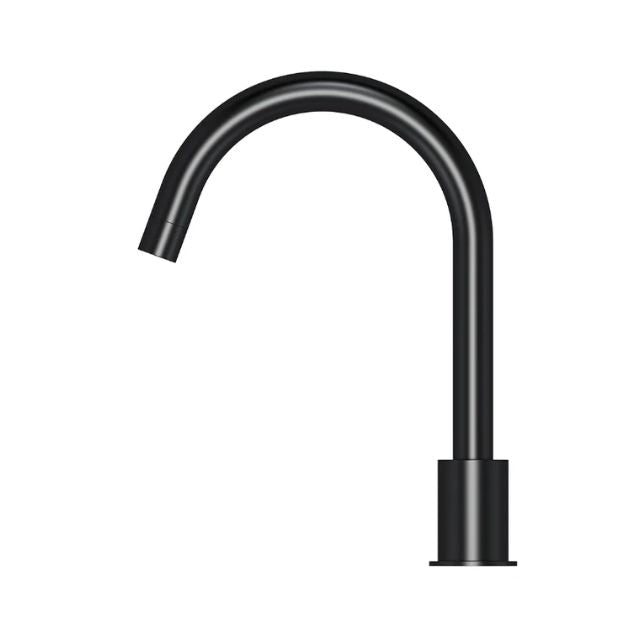 Meir Round Hob Mounted Swivel Spout Matte Black