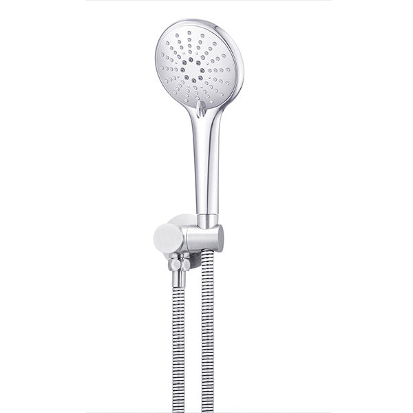Meir Round 3 Function Hand Shower on Swivel Bracket Chrome