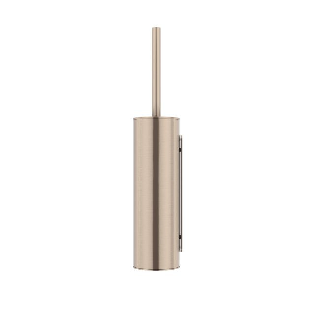 Meir Round Toilet Brush and Holder Champagne
