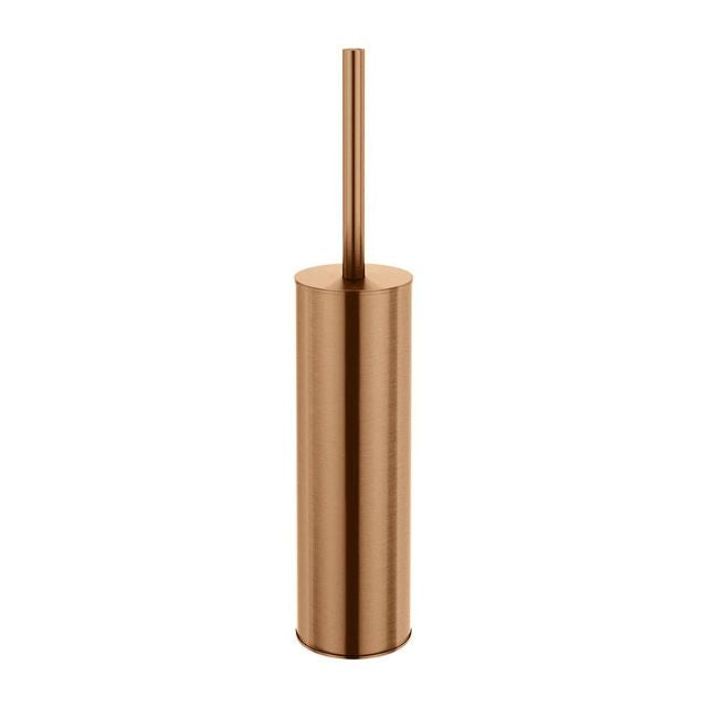 Meir Round Toilet Brush and Holder Lustre Bronze