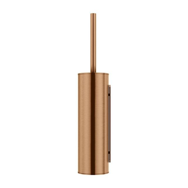 Meir Round Toilet Brush and Holder Lustre Bronze