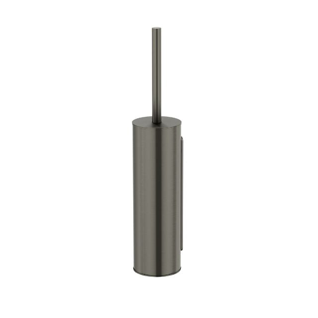 Meir Round Toilet Brush and Holder Shadow Gunmetal