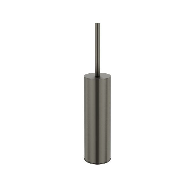 Meir Round Toilet Brush and Holder Shadow Gunmetal