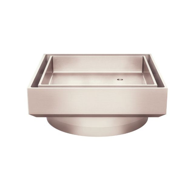 Meir Shower Waste With Tile Insert - Champagne