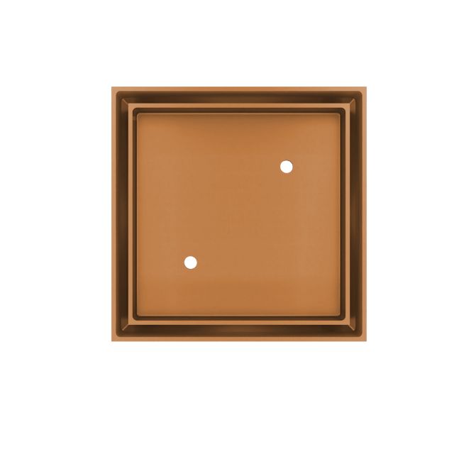 Meir Shower Waste with Tile Insert Lustre Bronze