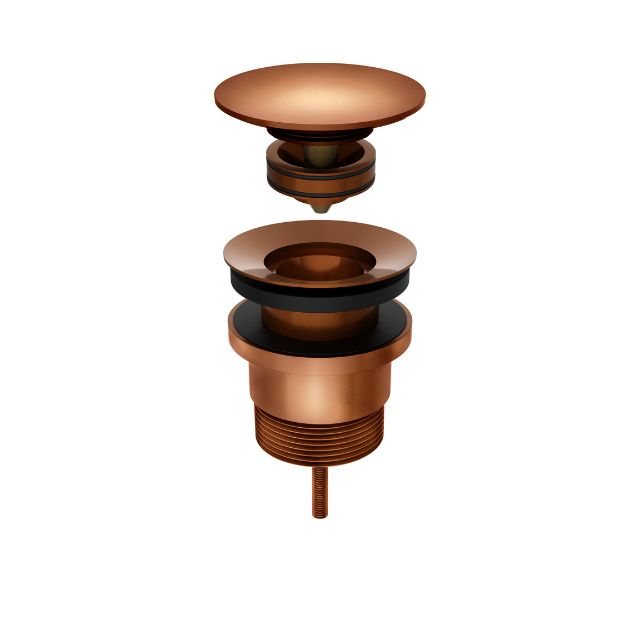 Meir Universal All-In-One Pop Up Waste - Basin & Bath Lustre Bronze