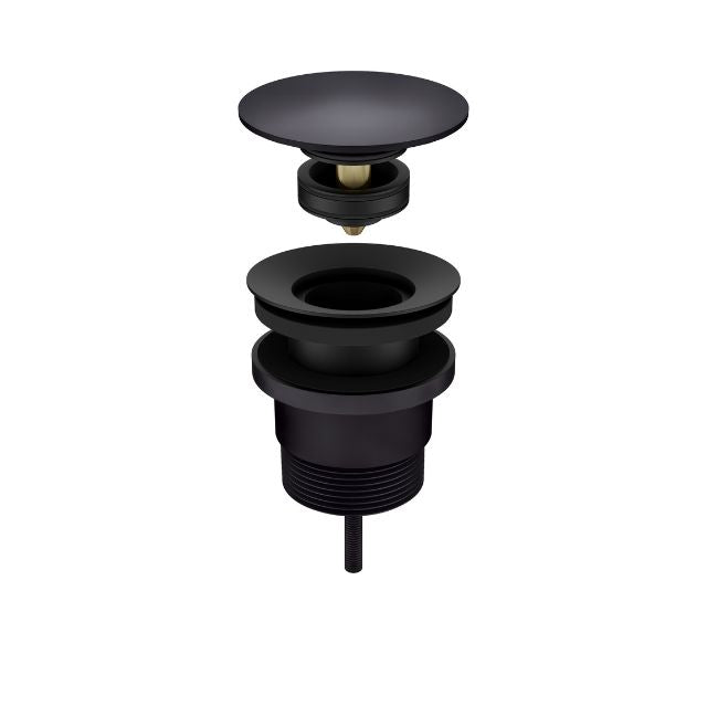 Meir Universal All-In-One Pop Up Waste - Basin & Bath Matte Black