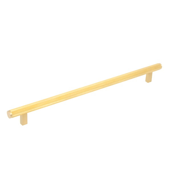 Momo Handles Bellevue Appliance Pull Handle Knurled Brushed Satin Brass