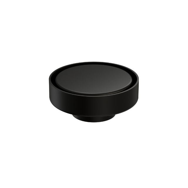 Nero 100mm Round Tile Insert Floor Waste 50mm Outlet Matte Black