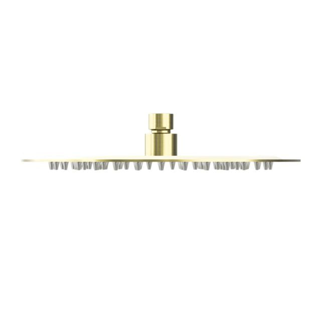 Nero 250mm Round Stainless Steel Shower Head Brushed Gold