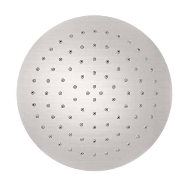 Nero 250mm Round Stainless Steel Shower Head Brushed Nickel