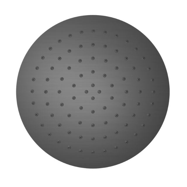Nero 250mm Round Stainless Steel Shower Head Gun Metal