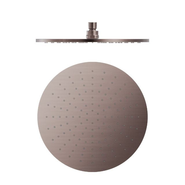 Nero 300mm Round Shower Head Brushed Bronze