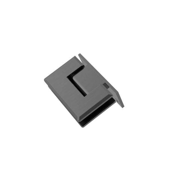 Nero 90 Degree Glass to Wall Shower Hinge Gunmetal - The Blue Space