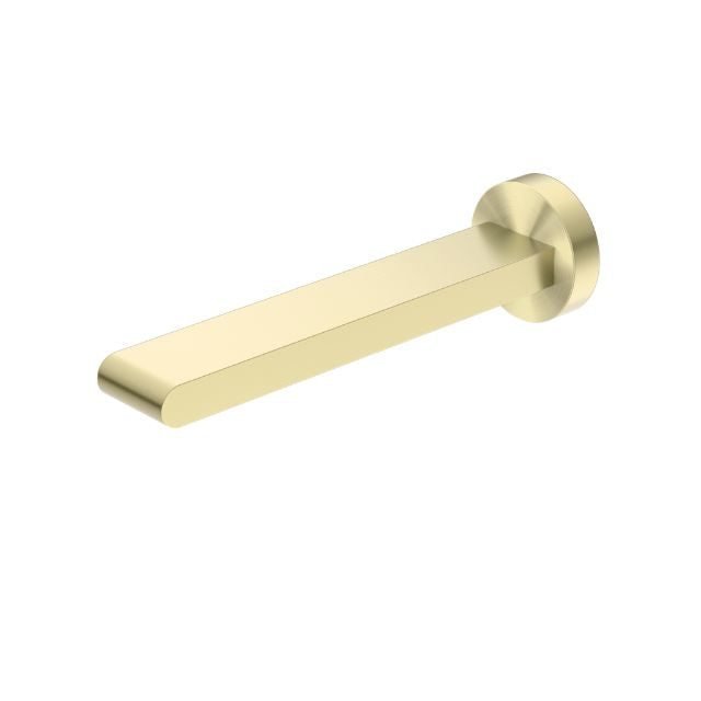 Nero Bianca Fixed Basin/Bath Spout Only 200mm Brushed Gold