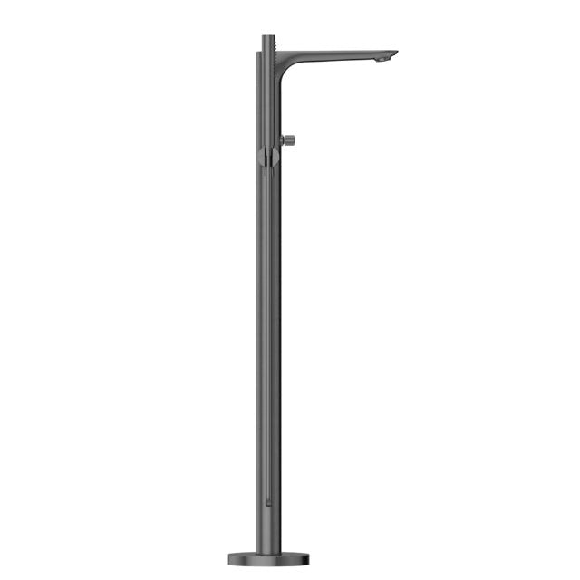 Nero Bianca Freestanding Bath Mixer With Hand Shower Gun Metal