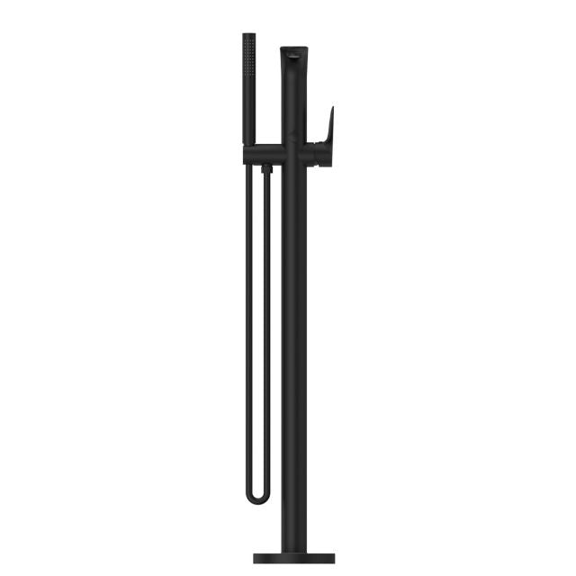 Nero Bianca Freestanding Bath Mixer With Hand Shower Matte Black