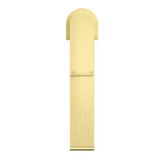 Nero Bianca Mid Tall Basin Mixer Brushed Gold