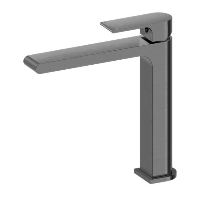 Nero Bianca Mid Tall Basin Mixer Gun Metal