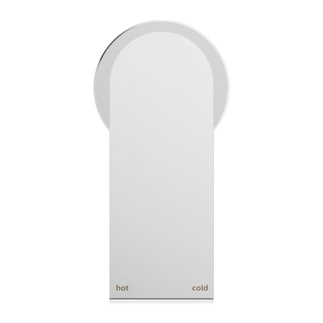 Nero Bianca Shower Mixer 60mm Plate Chrome