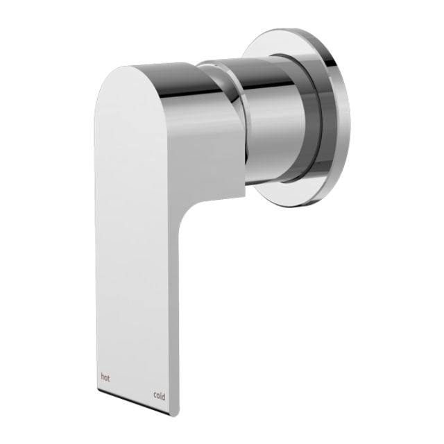 Nero Bianca Shower Mixer 60mm Plate Chrome